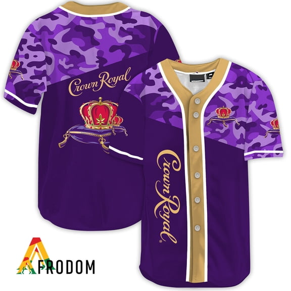 Classic Camouflage Crown Royal Baseball Jersey - Hot Sale 2026