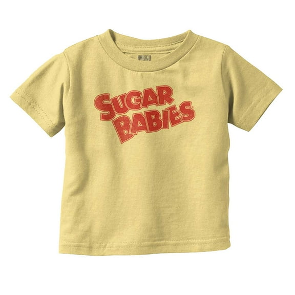 Classic Candies Sugar Babies Logo Toddler Boy Girl T Shirt Infant Toddler Brisco Brands 12M