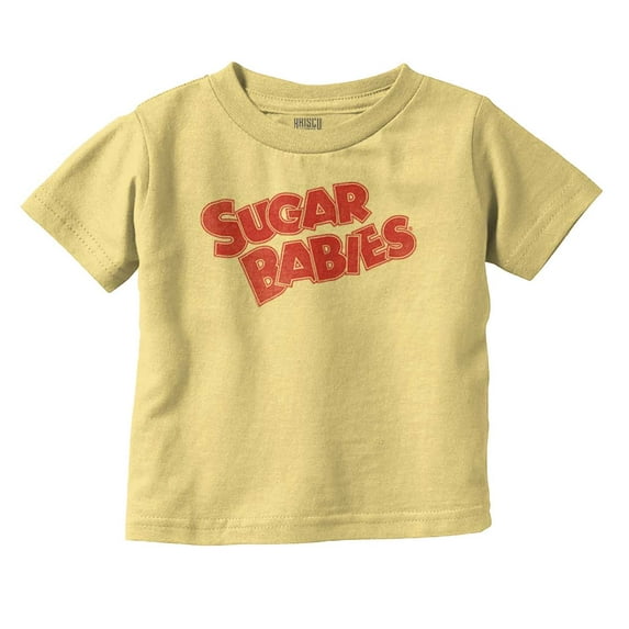 Classic Candies Sugar Babies Logo Toddler Boy Girl T Shirt Infant Toddler Brisco Brands 12M