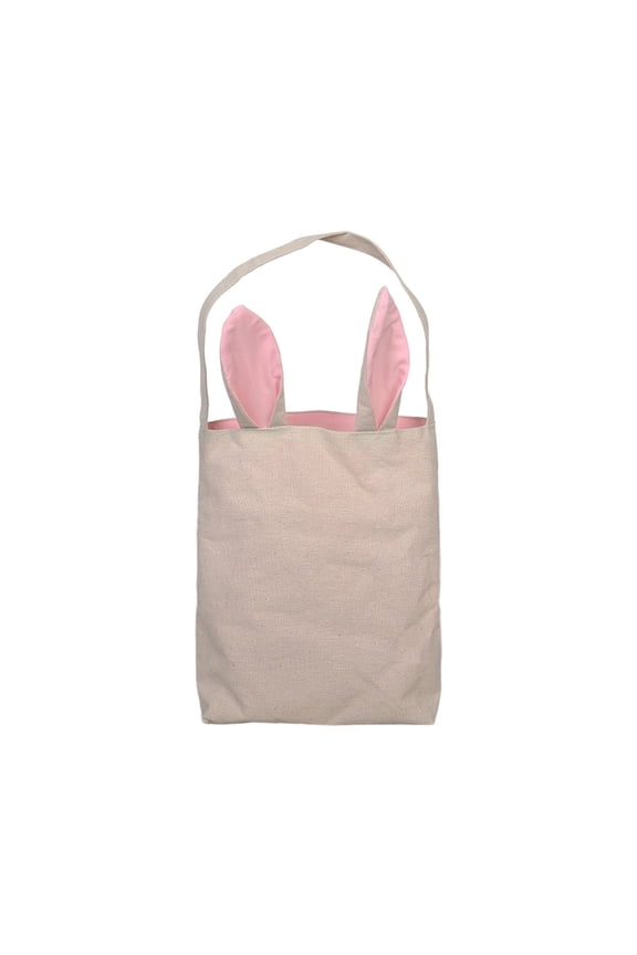Classic Canvas Storage Tote, Square Easter Decoration Bag for Everyday Use, Spring Parties & Personal Organization