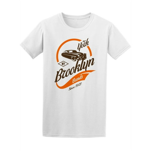 Classic Car Brooklyn New York T-Shirt Men -Image by Shutterstock, Male Large