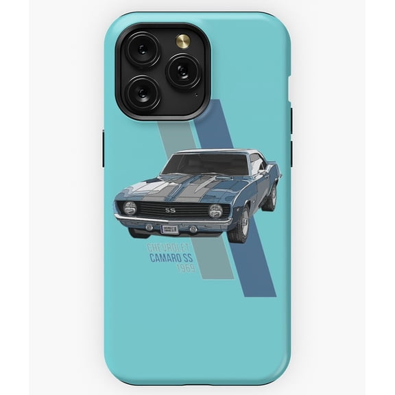 Classic Car Chevrolet Camaro SS 1969 G6568 Phone Case for iPhone17 16 15 14 13 12 11 Pro Max