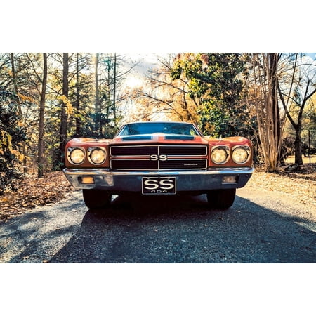 Classic Car Chevrolet SS front 24"x16" Photo Print Poster