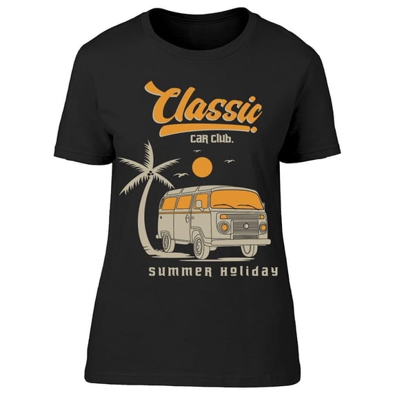 Classic Car Club Tee Women's -Image by Shutterstock
