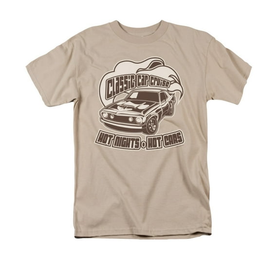 Classic Car Cruise Hot Nights Hot Cars Adult T-Shirt Tee