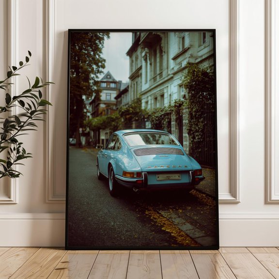 Classic Car Design Poster