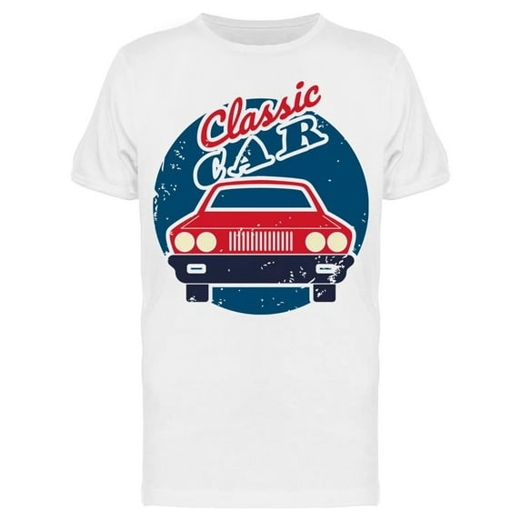 Classic Car Design T-Shirt Men -Image by Shutterstock, Male Medium
