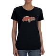 thumbnail image 1 of Classic  Car Graphic Women Black T-Shirt, Female x-Large, 1 of 4
