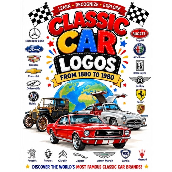Classic Car Logos: Discover Famous Classic Car Brands, Iconic Cars, and ...