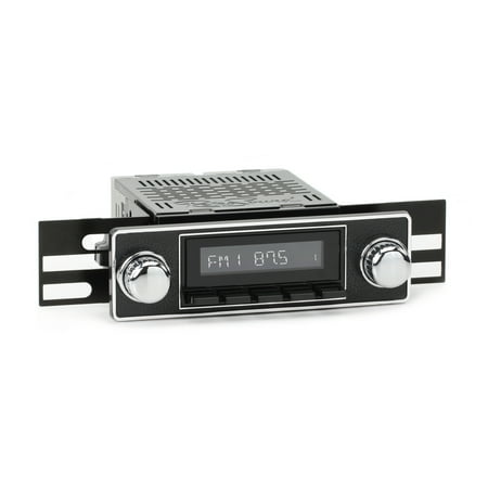 Classic Car Stereo Compatible with 1958-62 Alfa Romeo 2000 (HB-M2-503-06-76AR2) Includes Bluetooth, USB, AM/FM