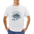 thumbnail image 1 of Classic Car Vintage Retro Old Rider Men’s T-Shirt 100% Cotton Casual Short Sleeve Tops Gift Tee White M, 1 of 2