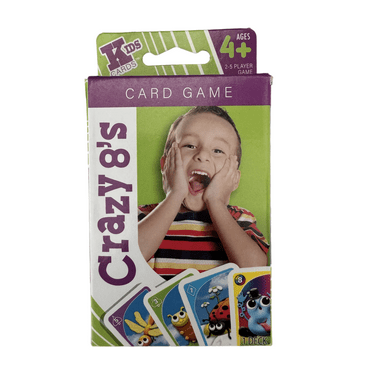 Classic Card Game – Crazy 8's – A Timeless Game for Family Fun, Game Nights & Gatherings – Durable, Compact Pack of High-Quality Cards for Endless Entertainment