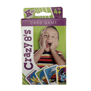 Classic Card Game   Crazy 8s   A Timeless Game for Family Fun, Game Nights & Gatherings   Durable, Compact Pack of High-Quality Cards for Endless Entertainment