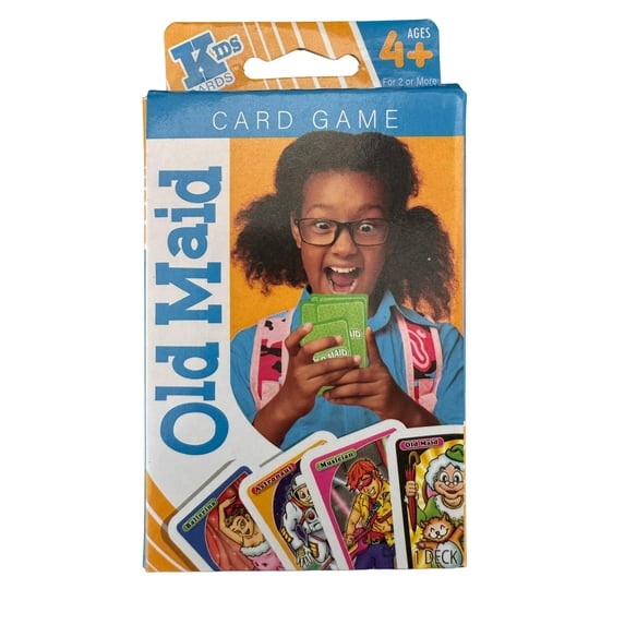 Classic Card Game – Old Maid – A Timeless Game for Family Fun, Game Nights & Gatherings – Durable, Compact Pack of High-Quality Cards for Endless Entertainment