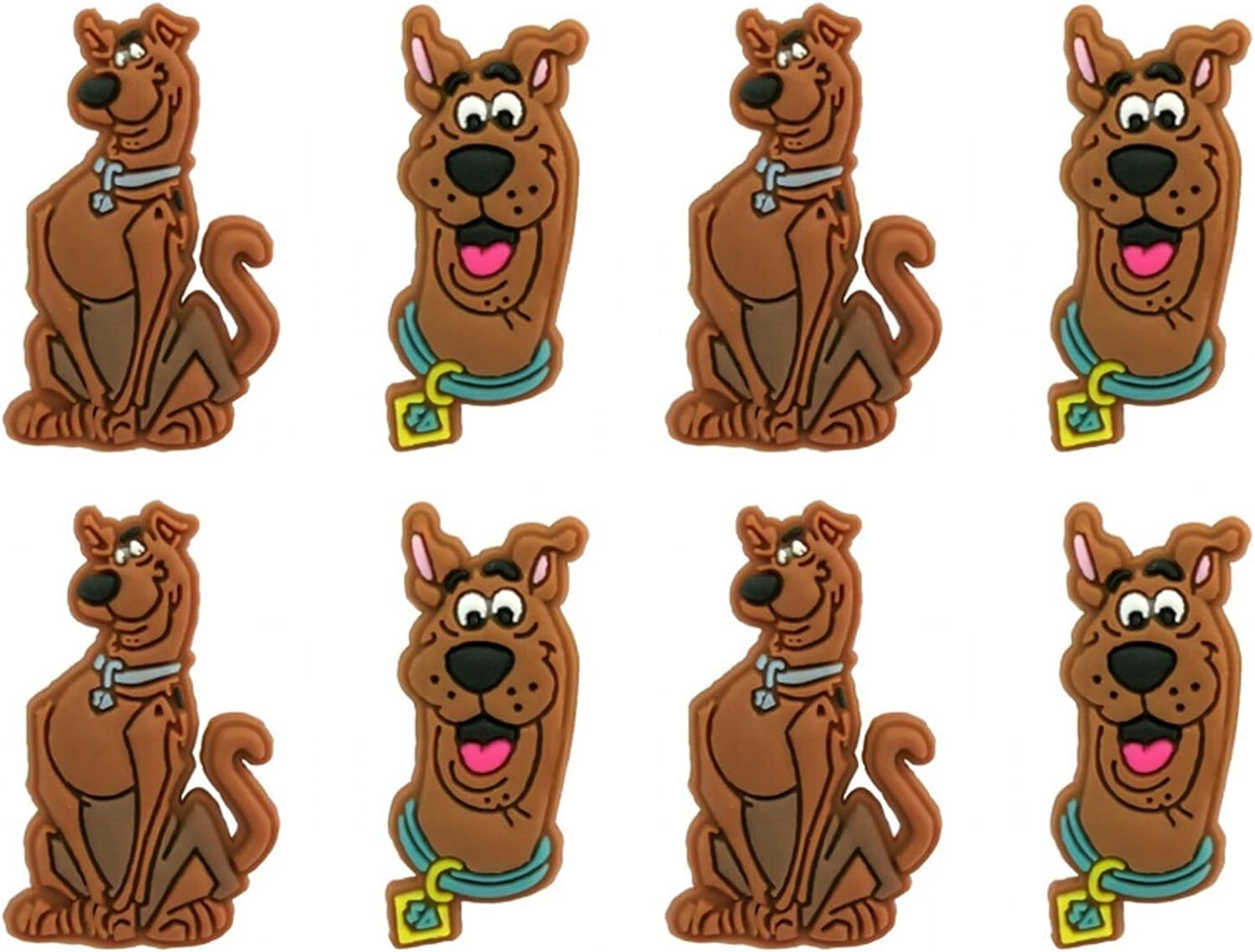 Classic Cartoon Dog Scooby Themed Set Of 8 Mini Size Fridge
