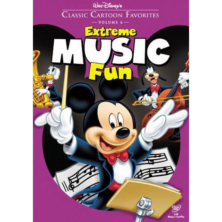 Classic Cartoon Vol. 6 Extreme Music Fun DVD, NEW - Walmart.com