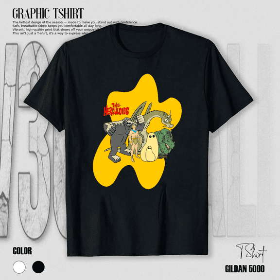 Classic Cartoons Herculoids Funny Graphic Design Apparel T-Shirt V17032, for Men & Women, up to Size 5XL