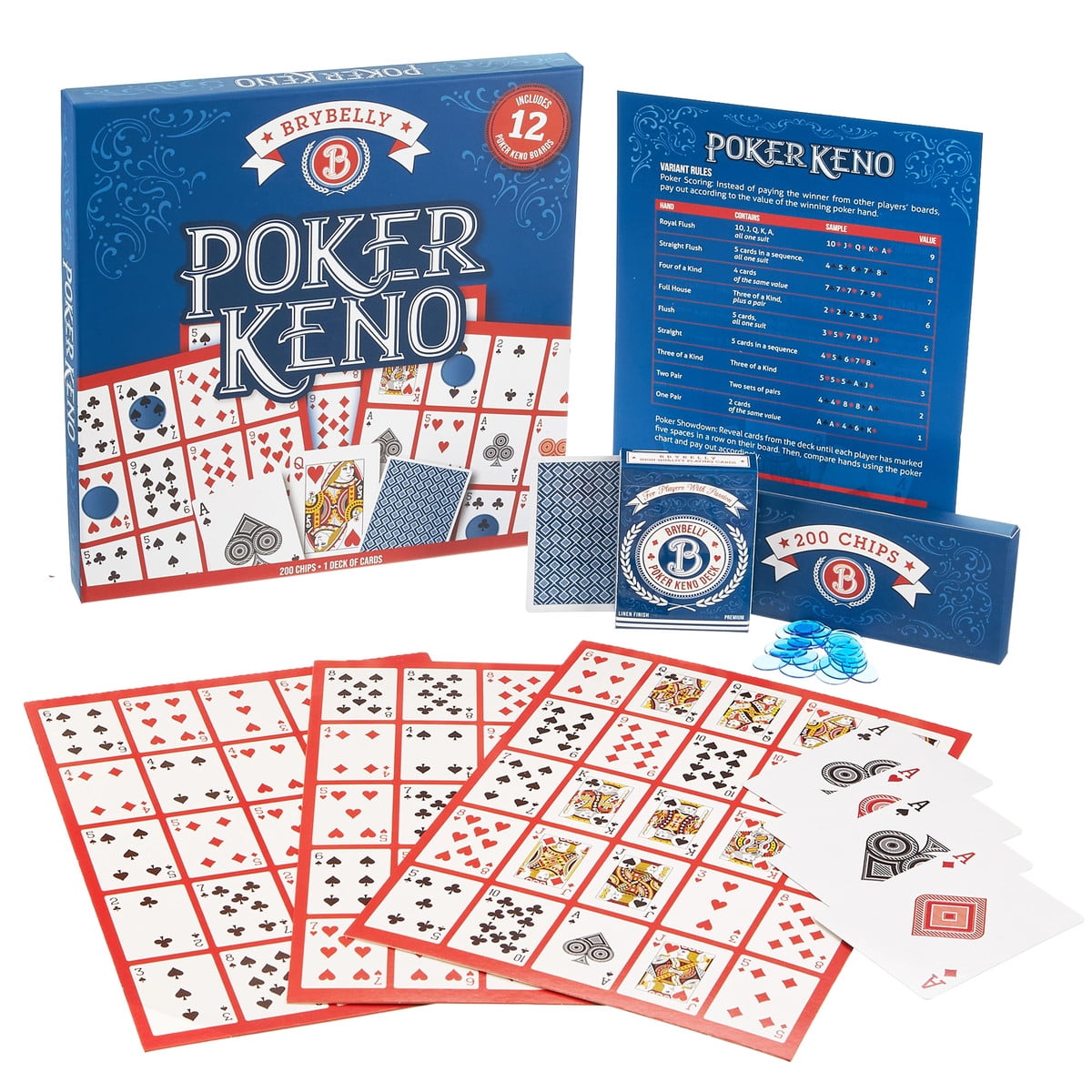 Classic Casino Keno Poker Set