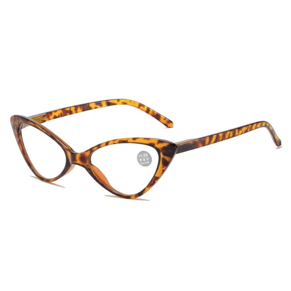 Classic Cat Eye Reading Glasses for Women Blue Light Blocking Retro Readers, Ladies Plastic Spring Hinge Tortoiseshell Presbyopia Glasses Frame