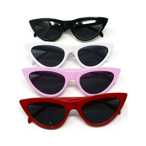 Classic Cat Eye Sunglasses - 50s Retro Style Shades - 5 Colors
