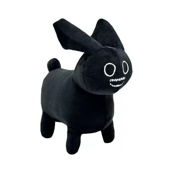 Classic Cat Gubby Plush Stuffed Figure Pillow for Game Fan, Home Decor (Black)