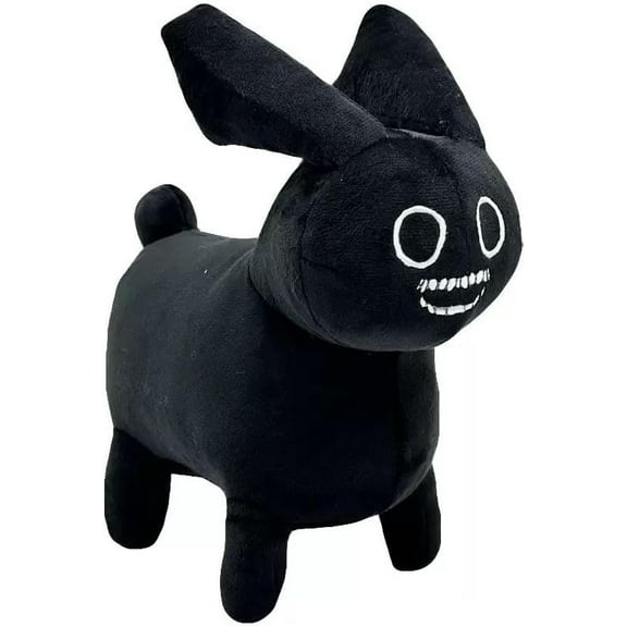 Classic Cat Gubby Plush Stuffed Figure Pillow for Game Fan, Home Decor (Black)