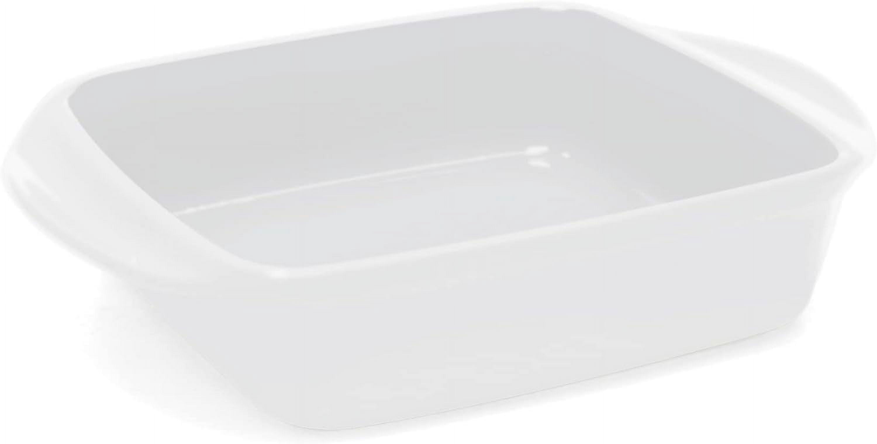 Classic Ceramic Bakeware, 8" Sq Baker, White - Walmart.com