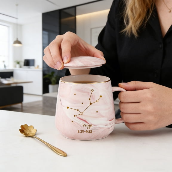 Classic Ceramic Drinking Mug for Daily Beverage Consumption, Office and Home Coffee Cup with Comfortable Grip, Versatile Mug for Tea Coffee and Water Throughout the Day