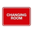 thumbnail image 1 of Classic Changing Room Sign (Red) - Medium, 1 of 1