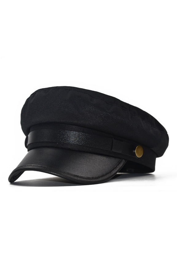 Classic Chauffeur Hat for Men Women Unisex Captain Sailor Hat Newsboy Cap Costume Hats