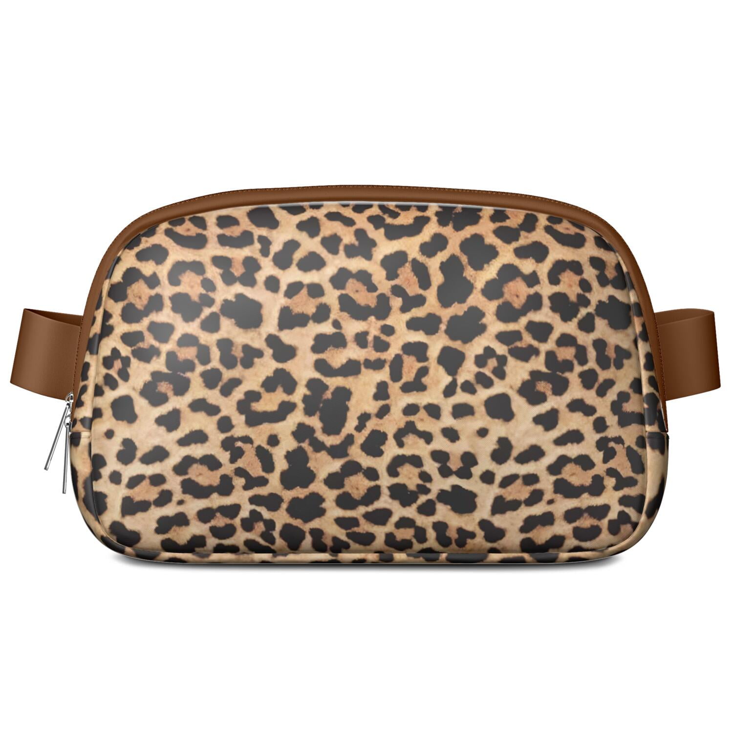 Classic Cheetah Print Fanny Pack – Fashionable Belt Bag with Romantic Texture & Retro Feel