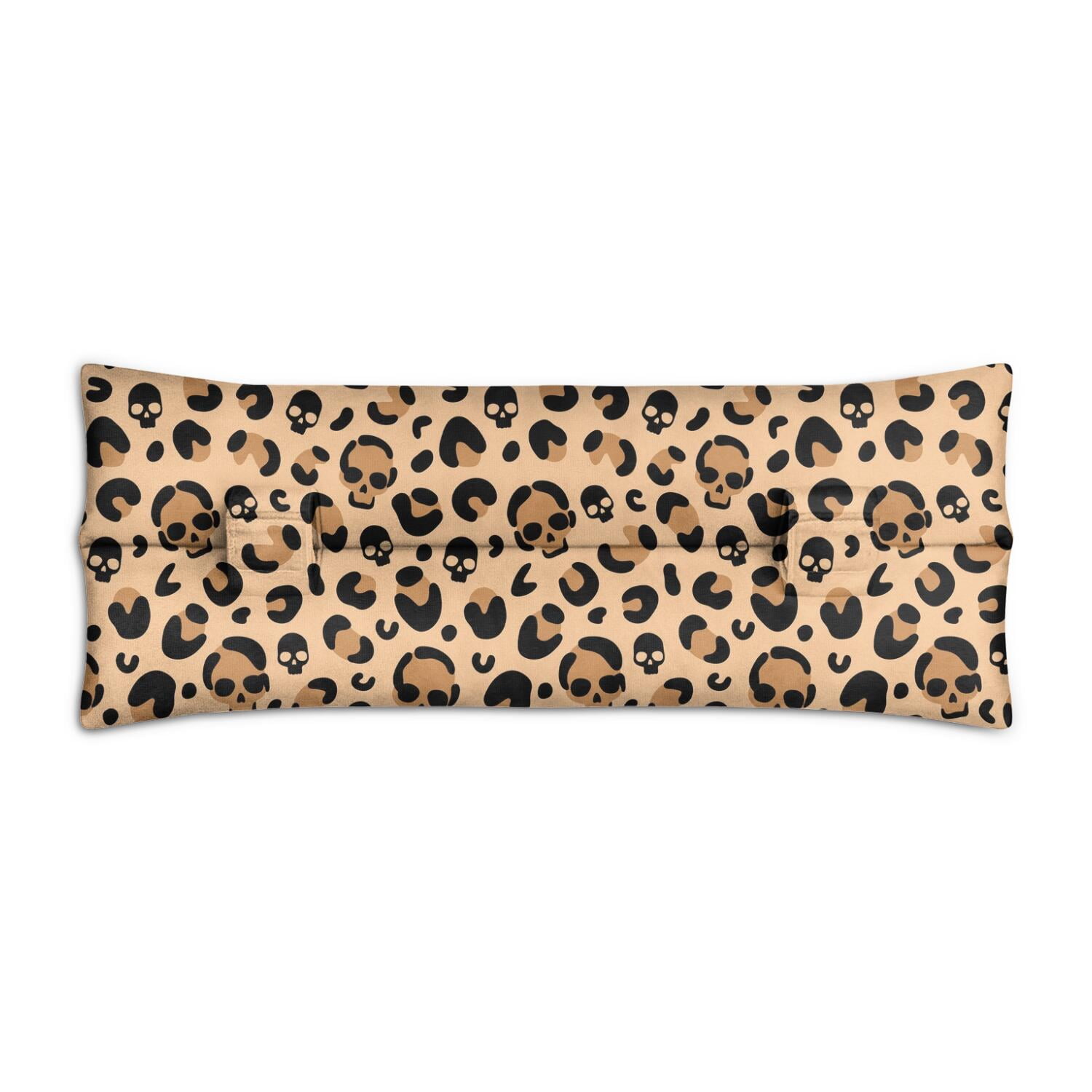 Classic Cheetah Print Post-Surgery Car Pillow - Universal Fit Seatbelt Pad for Mastectomy & Heart Recovery