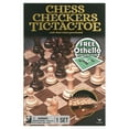 thumbnail interactive-video image 1 of Classic Chess Checkers and Tic-Tac-Toe Set with Othello Demo, 1 of 10
