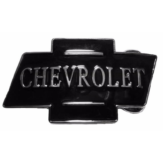 Classic Chevrolet Logo Metal w/ Enamel Belt Buckle