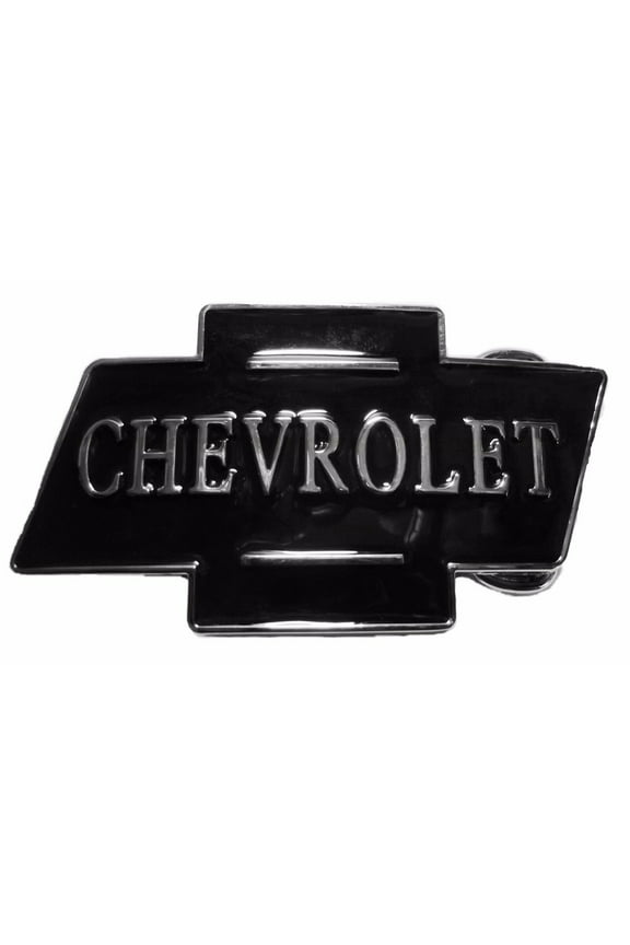 Classic Chevrolet Logo Metal w/ Enamel Belt Buckle