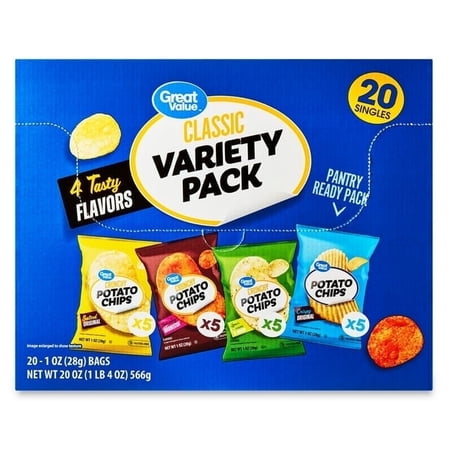 Classic Chips Variety Pack, 1 oz, 20 Count