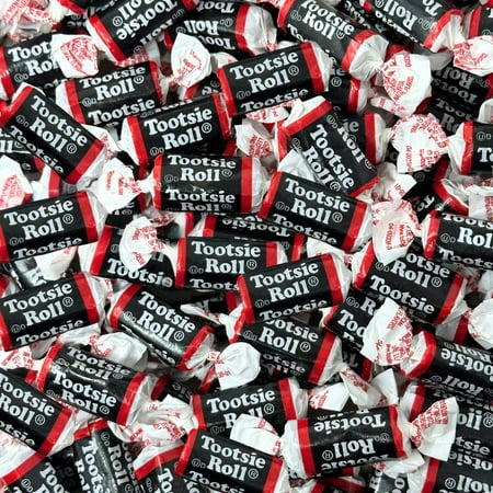 Classic Chocolate Tootsie Roll Midgees - 2 Lb (Gluten-Free & Peanut-Free Chewy Treats)