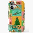 thumbnail image 1 of Classic Christmas Holiday Festive Seasonal Pattern Artwork iPhone Case 17 through 11 Pro Max, 1 of 2
