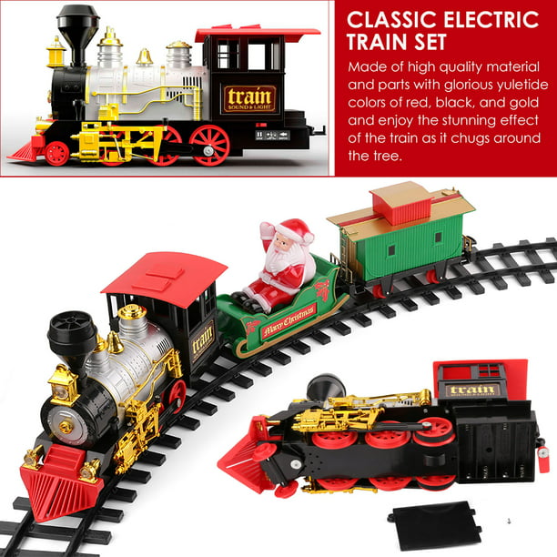 Classic Christmas Train Set with Lights and Sounds for Under the ...