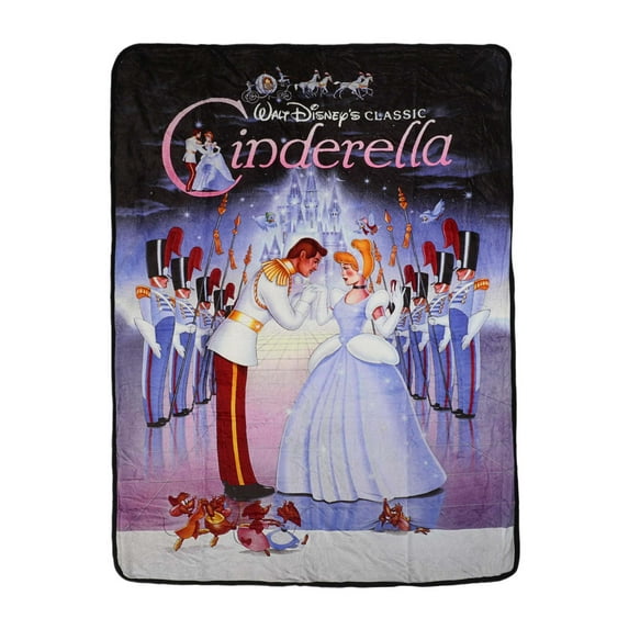 Classic Cinderella Micro Raschel Throw Blanket