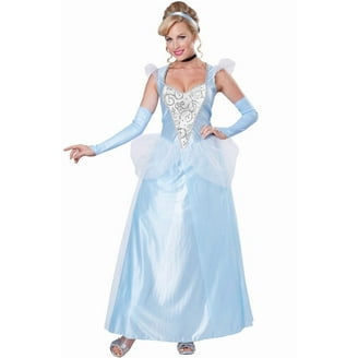 strapless open back dress Deluxe Beauty and the Beast Belle Costume, Princess Belle Dress Cospla –  CoserZ main image 1