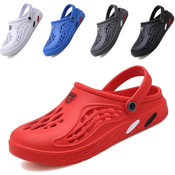 Classic Clog for Mens Womens Lightweight Slip On Fuzzy Slipper Beach Sandals Garden Clogs