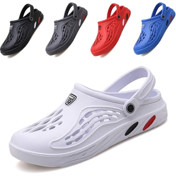 Classic Clog for Mens Womens Lightweight Slip On Fuzzy Slipper Beach Sandals Garden Clogs