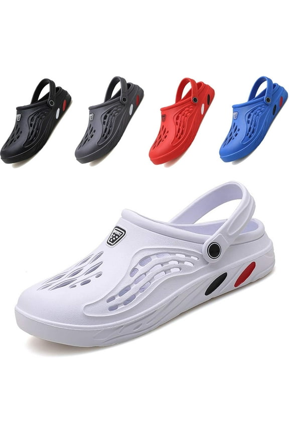 Classic Clog for Mens Womens Lightweight Slip On Fuzzy Slipper Beach Sandals Garden Clogs