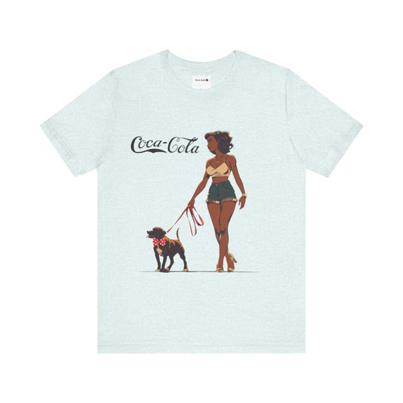 Classic Coke Bottle Women's Relaxed Fit Short-Sleeve Crewneck T Shirt