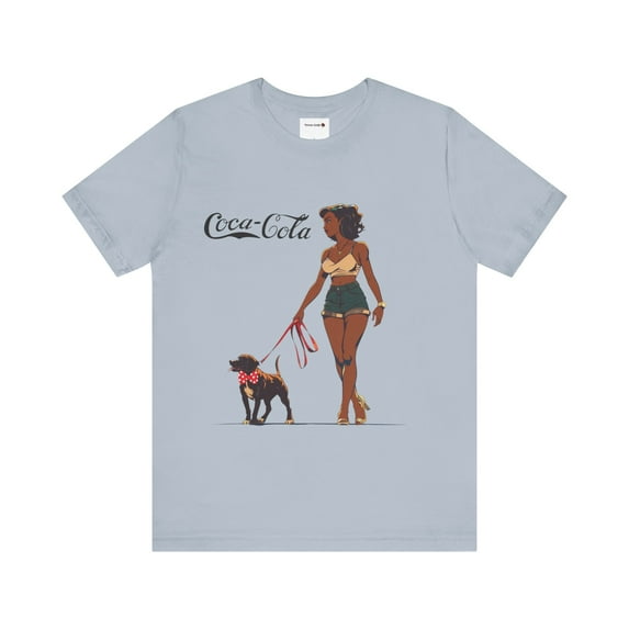 Classic Coke Bottle Women's Relaxed Fit Short-Sleeve Crewneck T Shirt