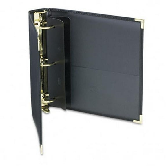 Classic Collection Ring Binder Portfolio 11 x 8 1/2 2'' Capacity Black