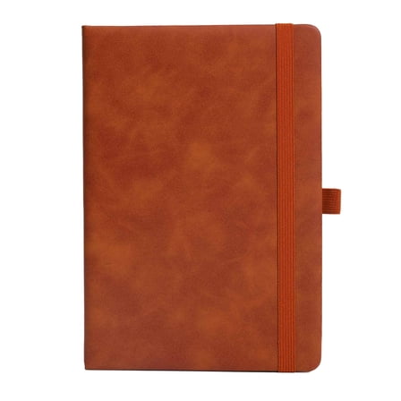 Classic College Ruled Notebook with 200 Pages, Expandable Inner Pockets, and Elastic Closure for Journaling and Planning