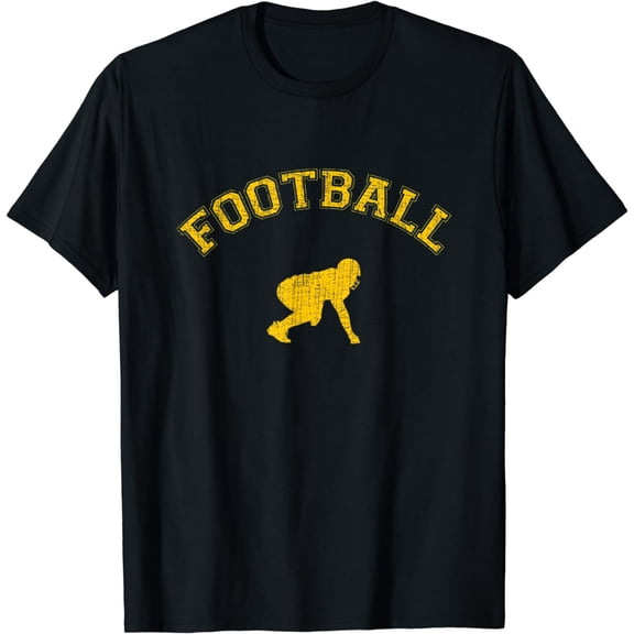 Classic College-style Football Lineman T-Shirt