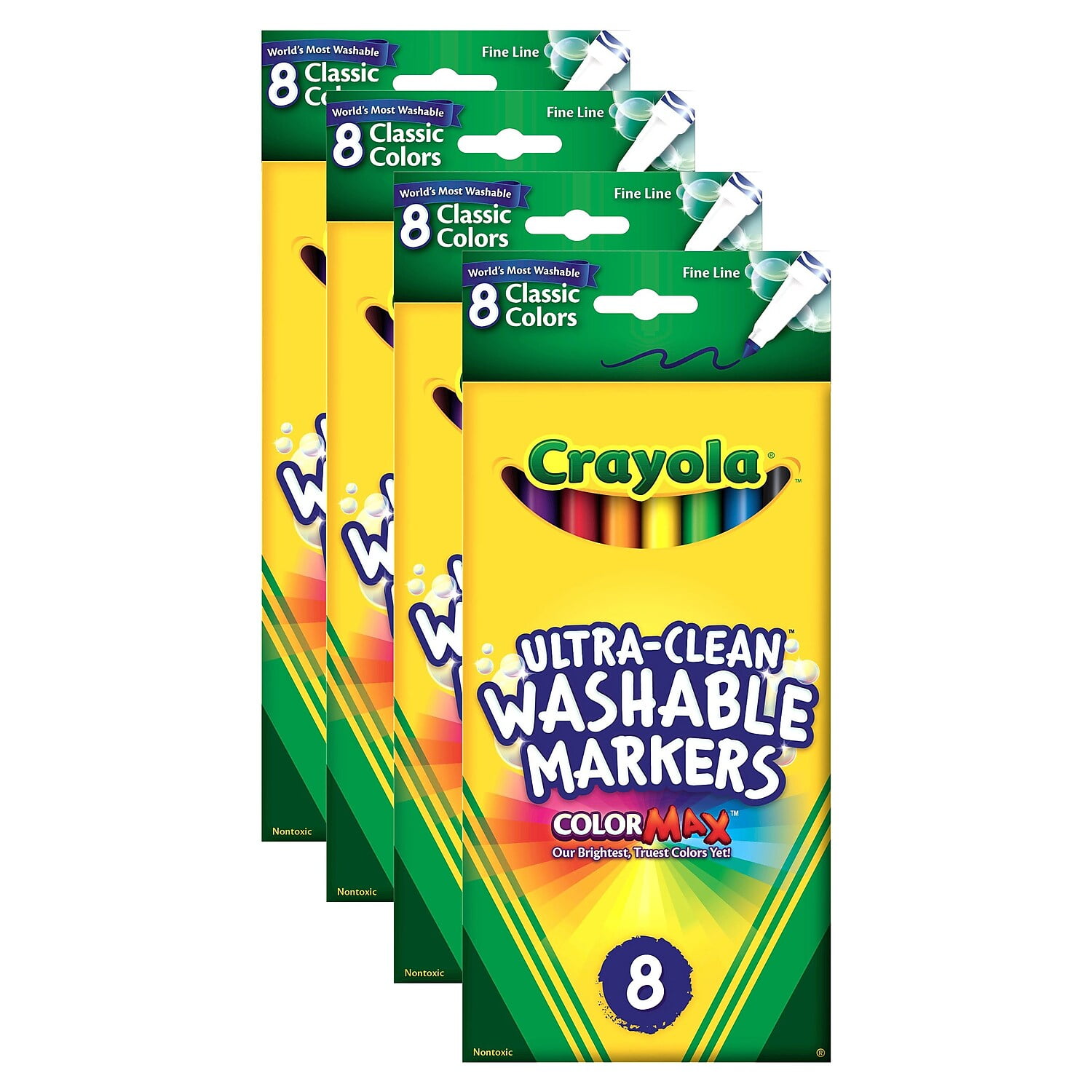 https://i5.walmartimages.com/seo/Classic-Color-Ultra-Clean-Washable-Markers-Fine-Tip-Pack-Of-8-Pack-Of-4_ee6410b0-edcb-4dca-be04-2520dd96f068.1b58039d5e14653feb4783d3e3c00402.jpeg